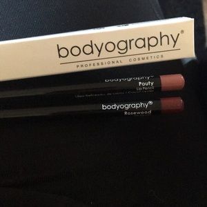 Bodyography 2 pack lip pencils in rosewood & pouty
